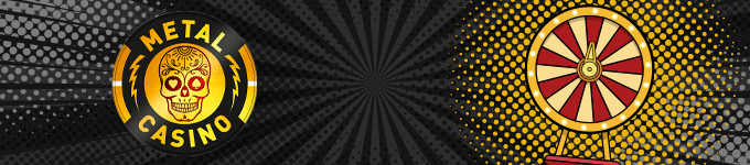 metal casino banner